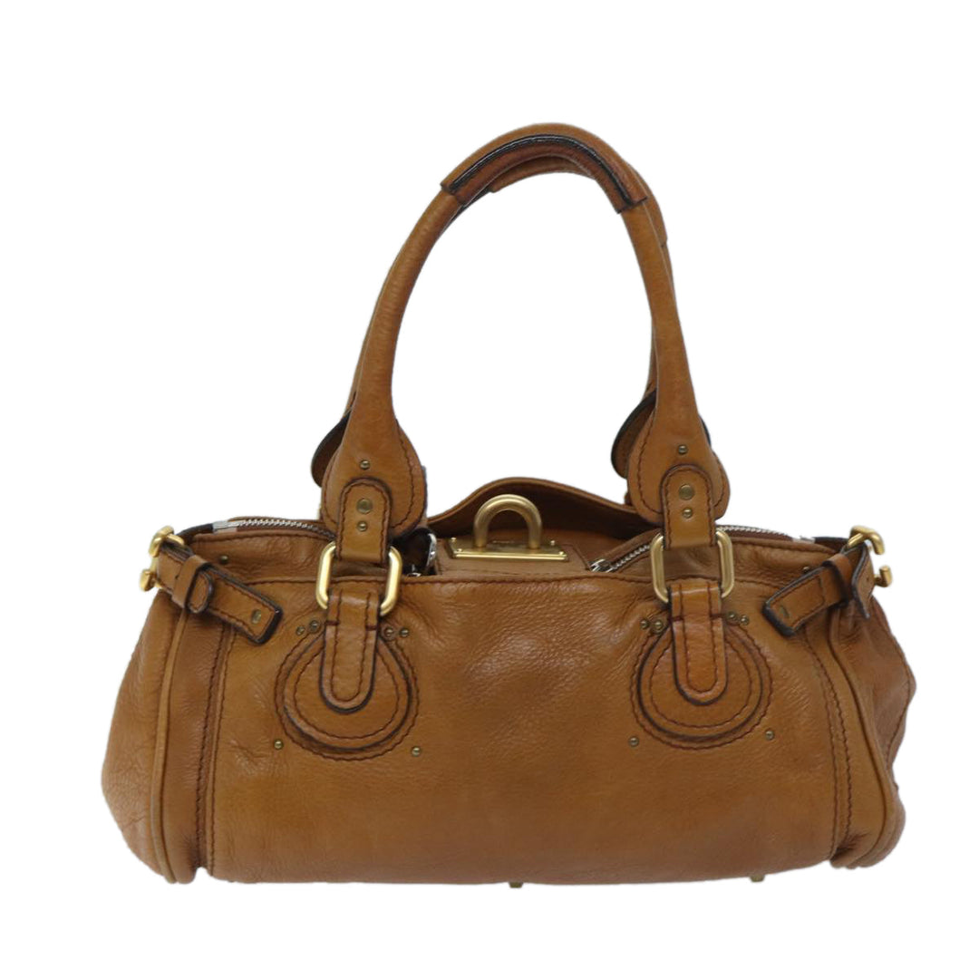 Chloe Paddington Hand Bag Leather Brown bs13218