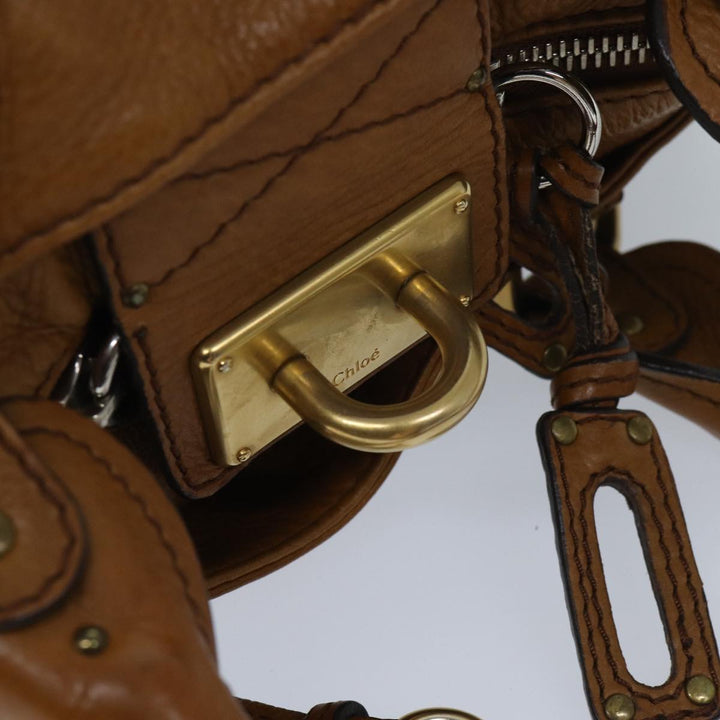 Chloe Paddington Hand Bag Leather Brown bs13218