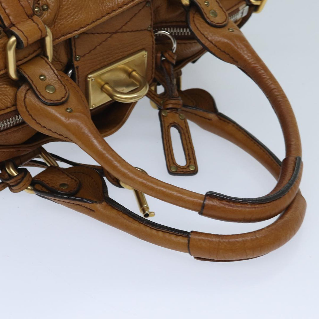 Chloe Paddington Hand Bag Leather Brown bs13218