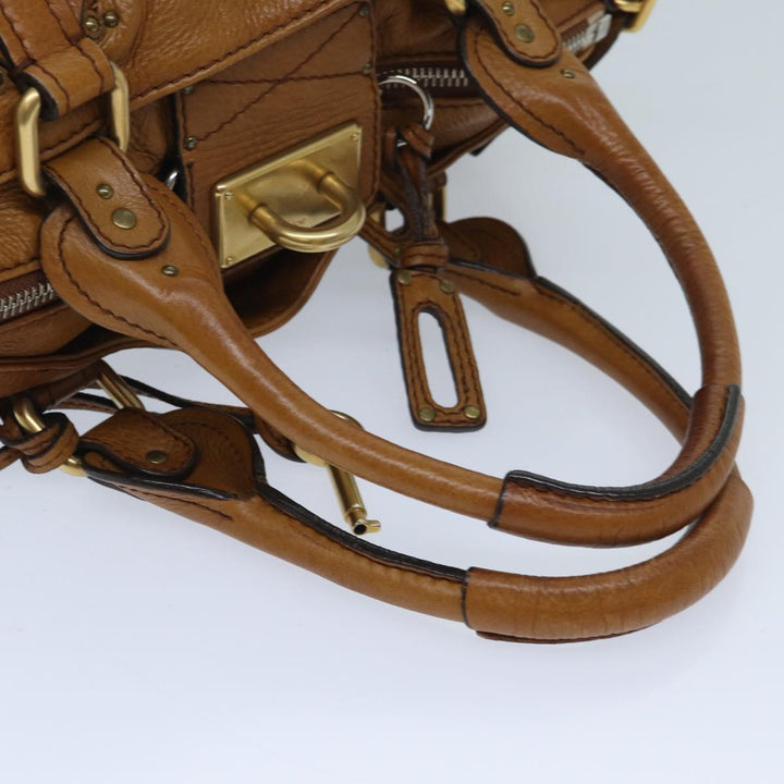 Chloe Paddington Hand Bag Leather Brown bs13218