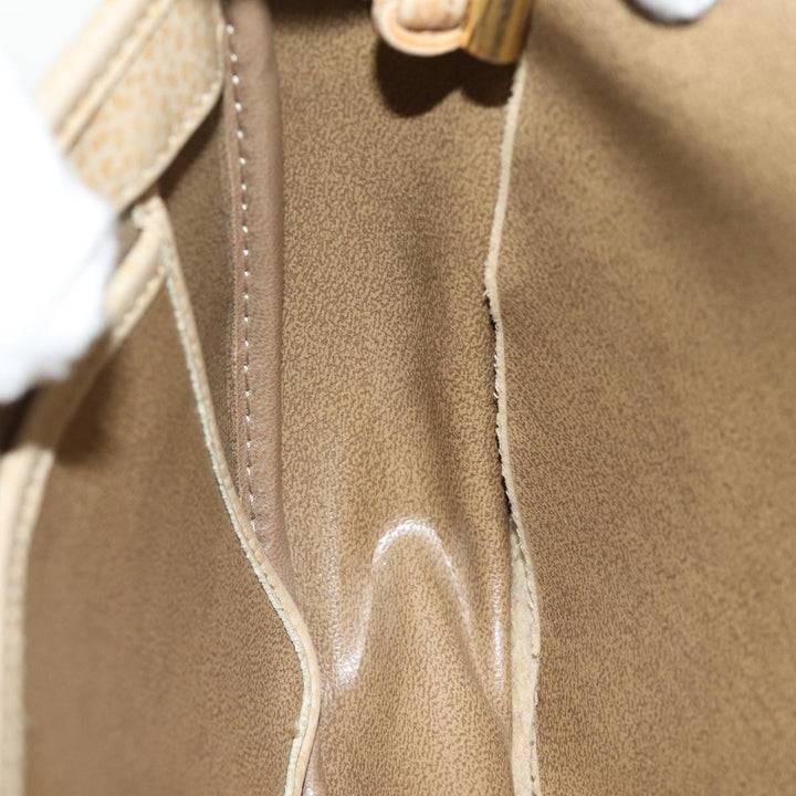 CHRISTIAN Top quality Dior Shoulder Bag Leather Beige Auth bs13271