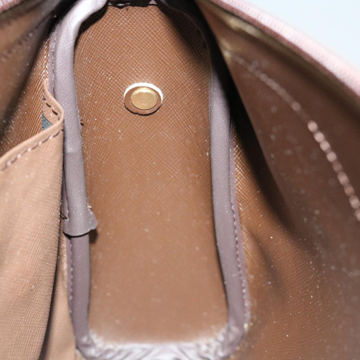 BurberrySs Nova Check Clutch Bag Canvas Brown Auth bs13367