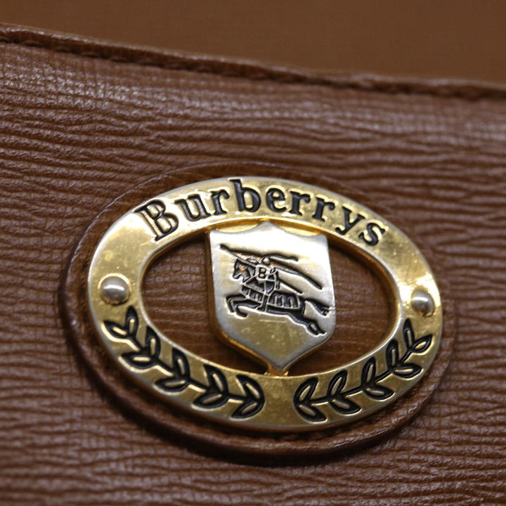 BurberrySs Shoulder Bag Leather Brown Auth bs13405