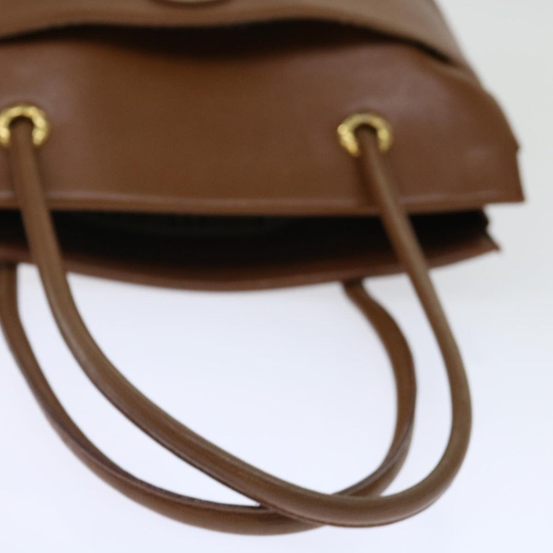 BurberrySs Shoulder Bag Leather Brown Auth bs13405