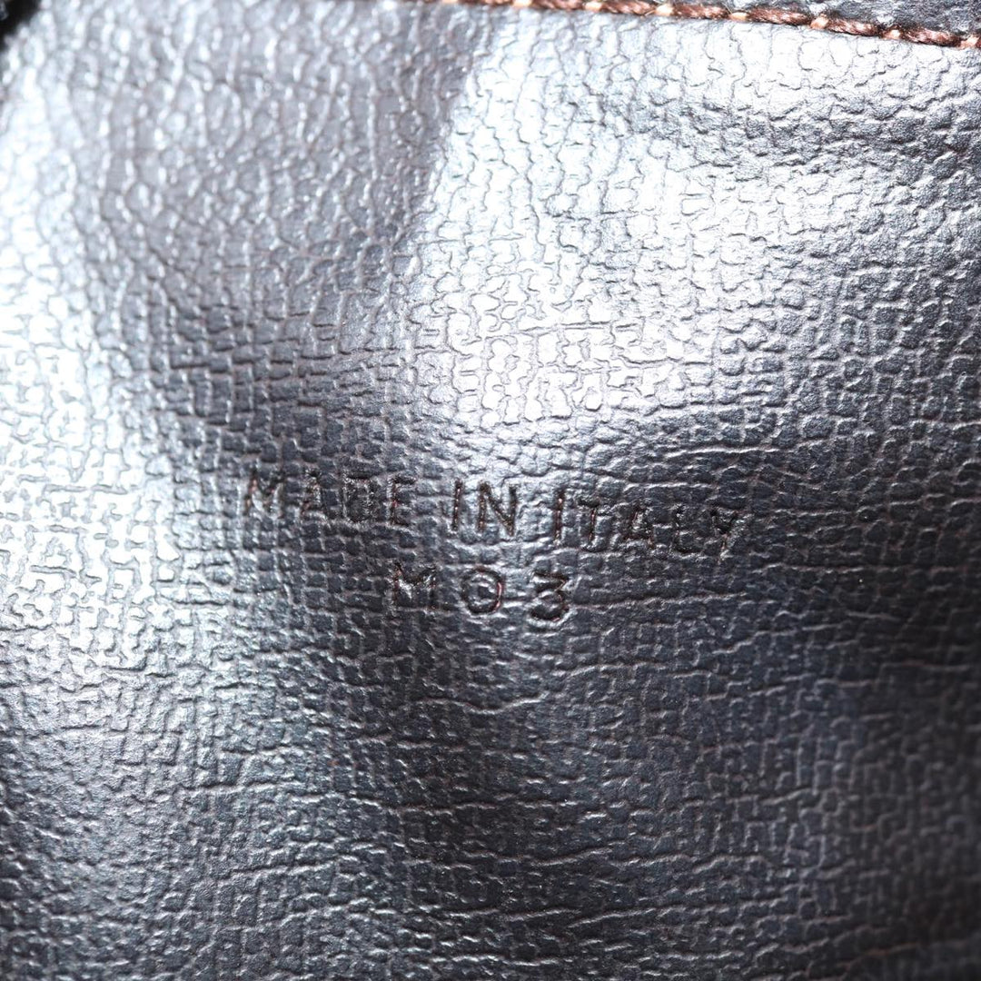 Celine Macadam Canvas Boston Bag Beige  13428