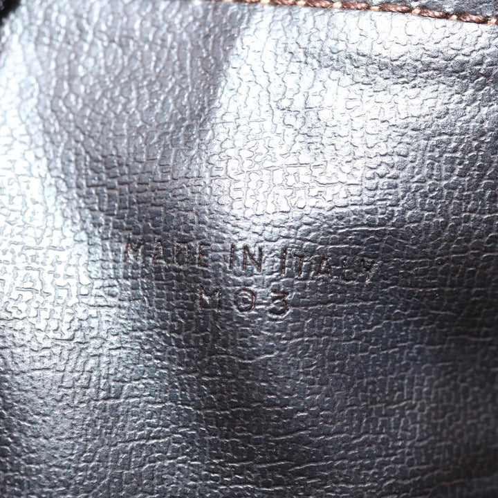 Celine Macadam Canvas Boston Bag Beige  13428