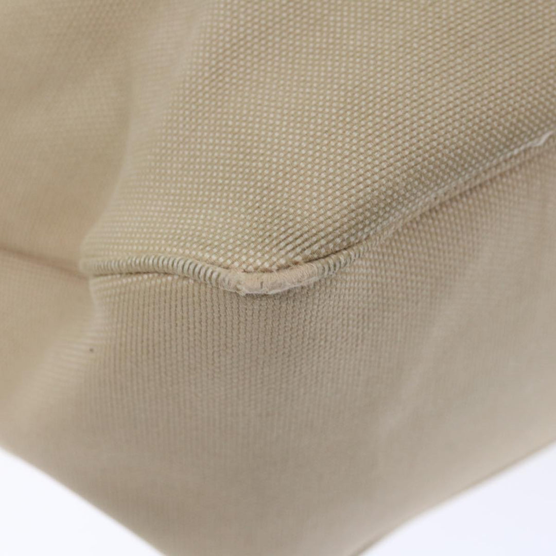 Burberry Blue Label Hand Bag Canvas Beige Auth bs13611