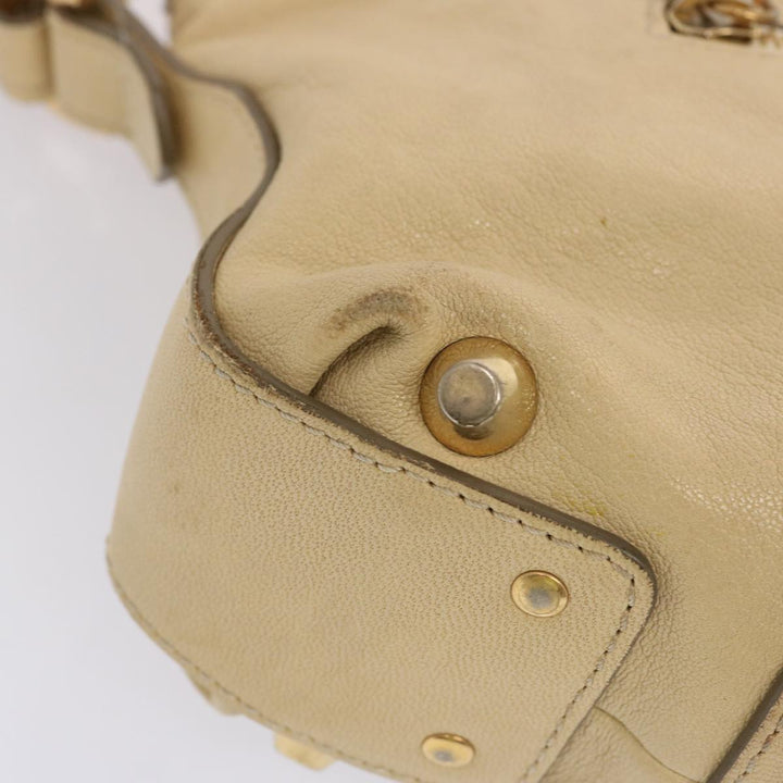 Chloe Hand Bag Leather 2way Beige bs13698