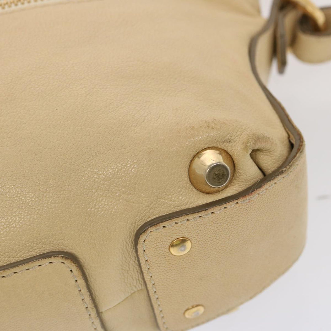 Chloe Hand Bag Leather 2way Beige bs13698