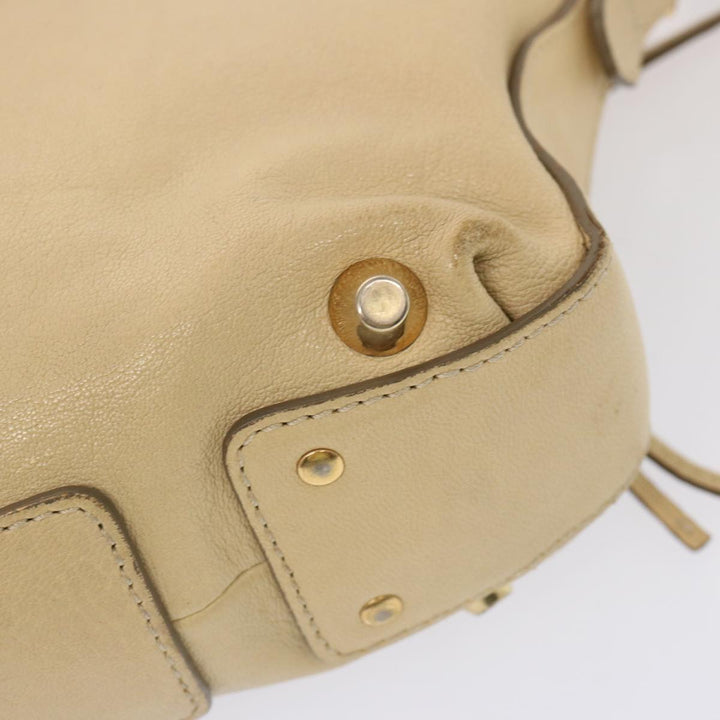 Chloe Hand Bag Leather 2way Beige bs13698