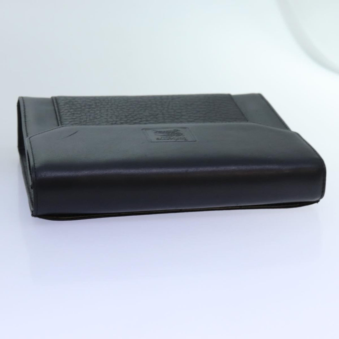 BurberrySs Shoulder Bag Leather Black Auth bs13801
