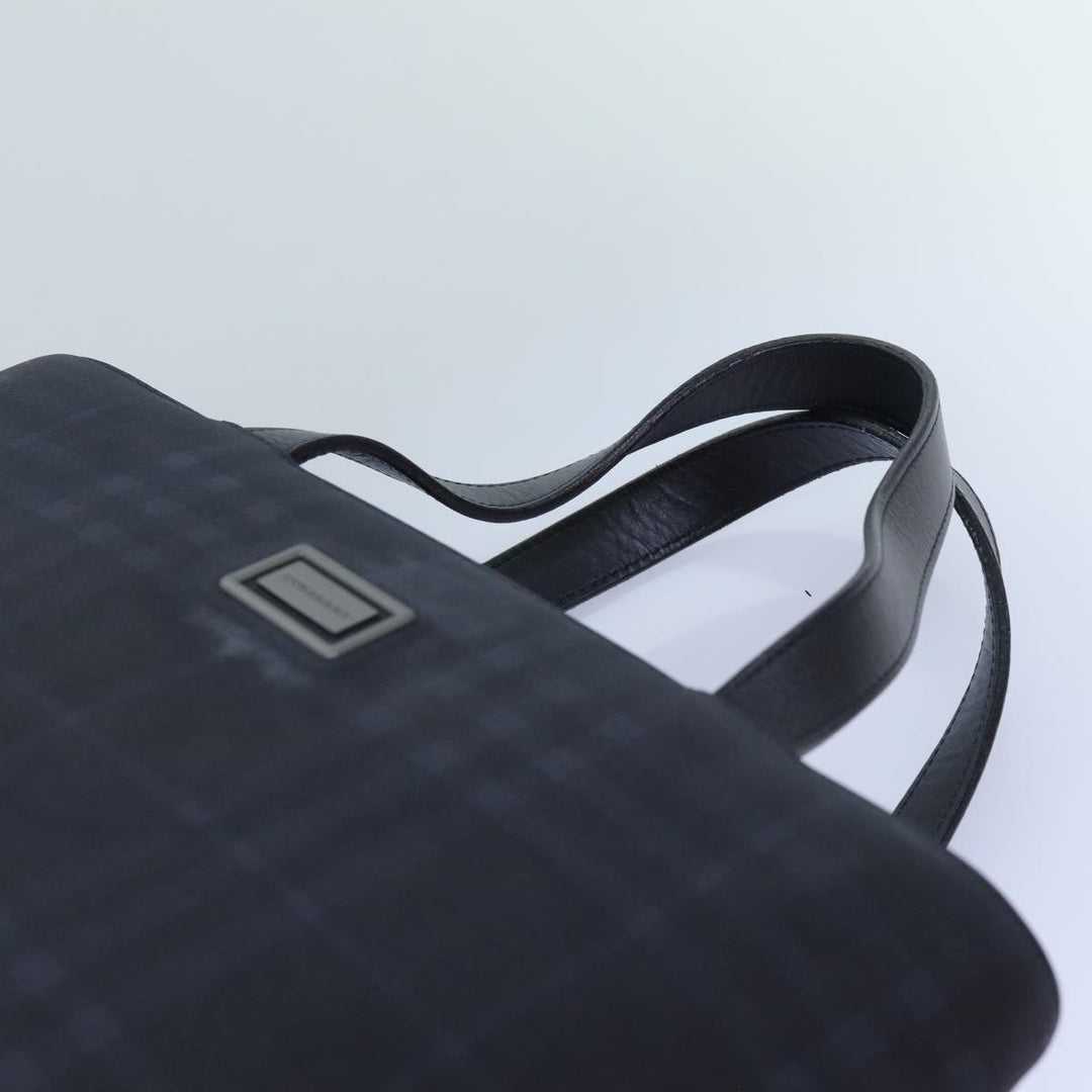 Burberry Nova Check Hand Bag Nylon Coin Purse Set Black Auth bs13820