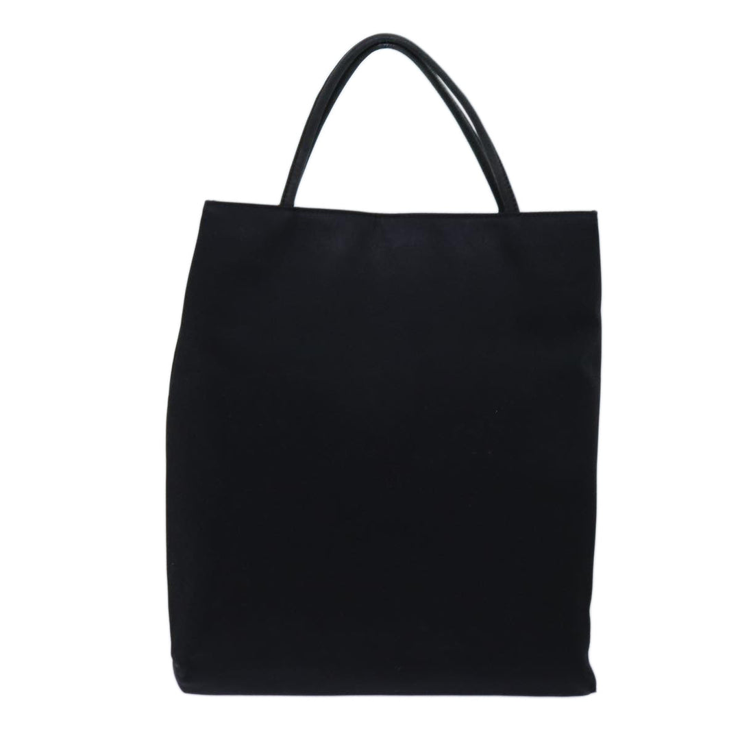 Burberry Hand Bag Canvas Black Auth bs13825