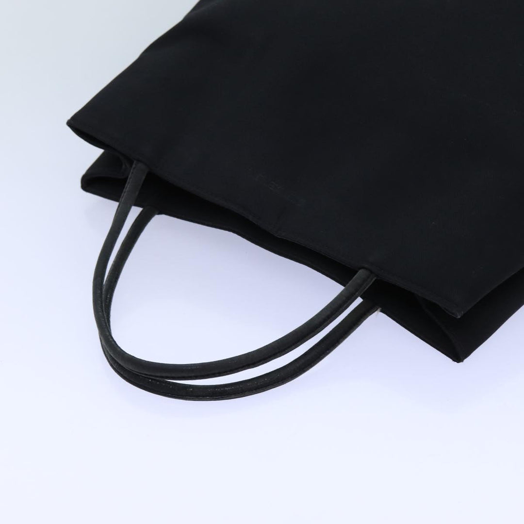 Burberry Hand Bag Canvas Black Auth bs13825