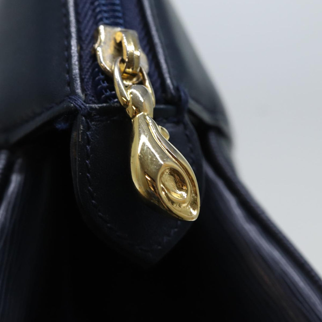 Chloe Hand Bag Leather Navy bs13833
