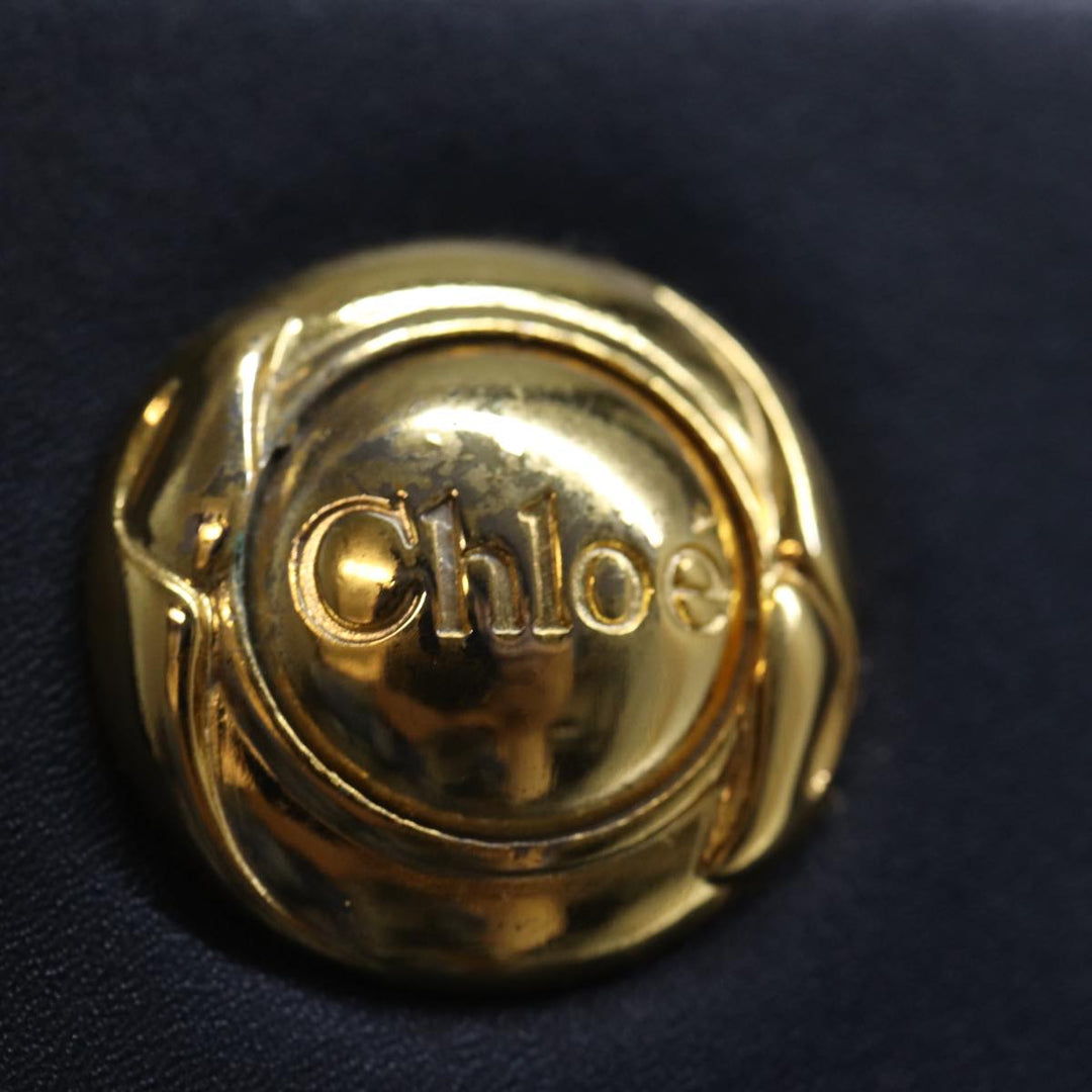 Chloe Hand Bag Leather Navy bs13833