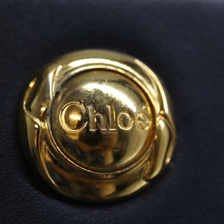 Chloe Hand Bag Leather Navy bs13833
