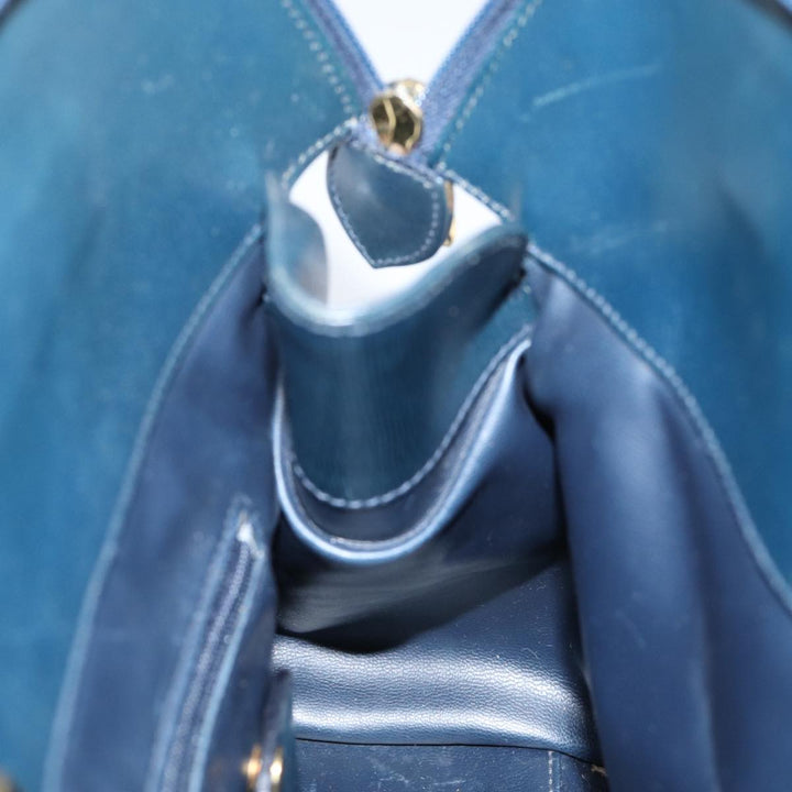 Chloe Hand Bag Leather Navy bs13833