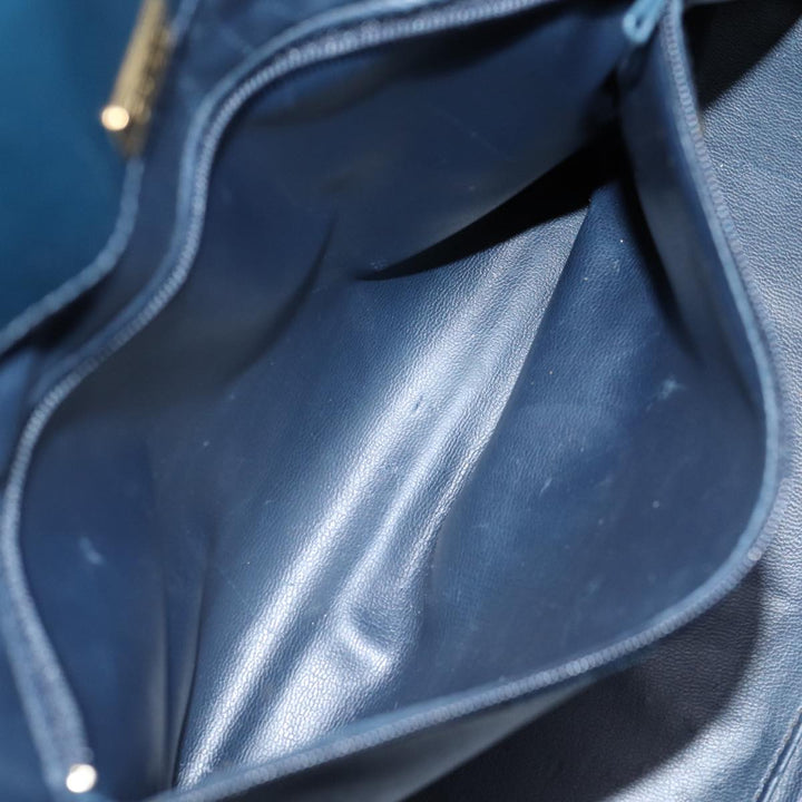 Chloe Hand Bag Leather Navy bs13833