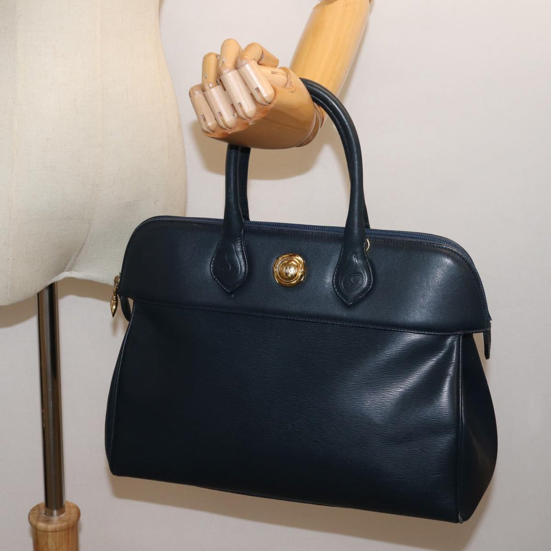 Chloe Hand Bag Leather Navy bs13833
