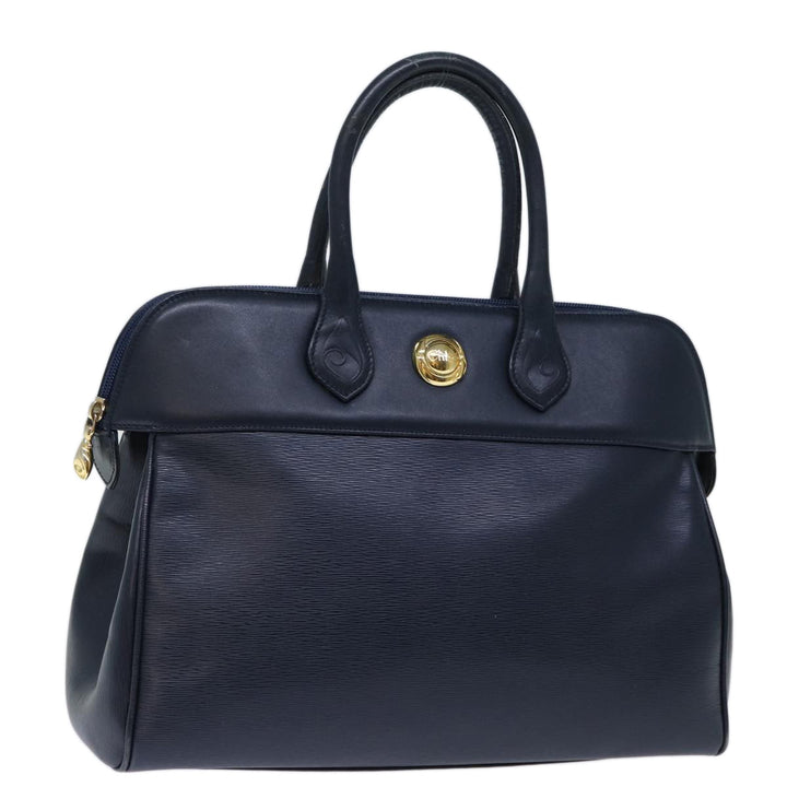 Chloe Hand Bag Leather Navy bs13833