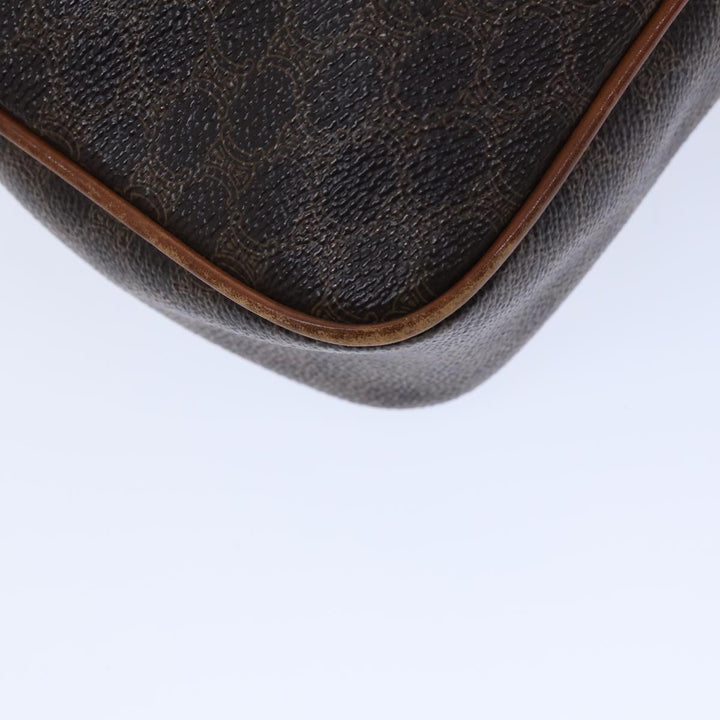 Celine Macadam Canvas Shoulder Bag PVC Brown Auth bs13839