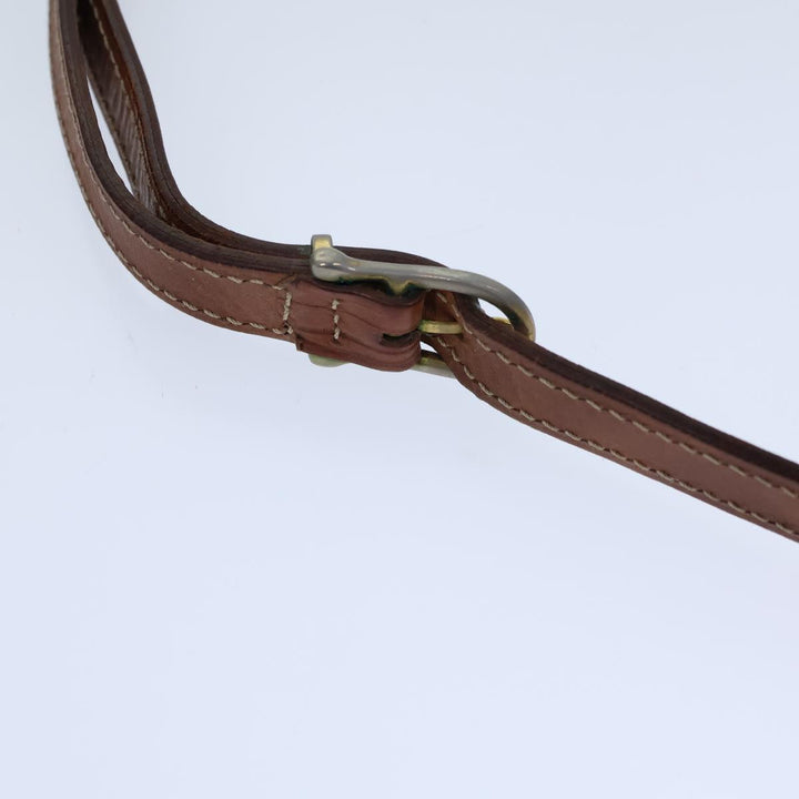 Celine Macadam Canvas Shoulder Bag PVC Brown Auth bs13839