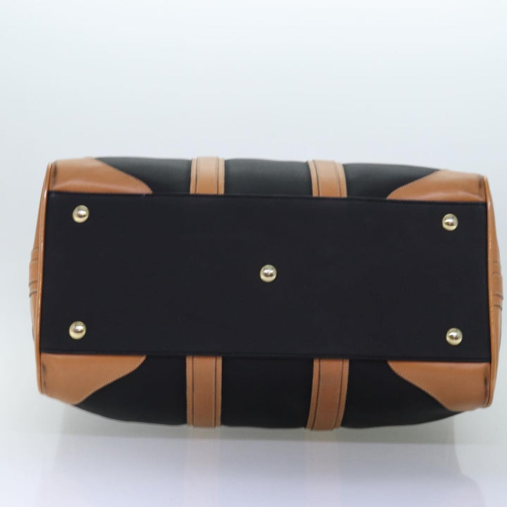 CHRISTIAN Top quality Dior Boston Bag PVC 2way Black Auth bs13878