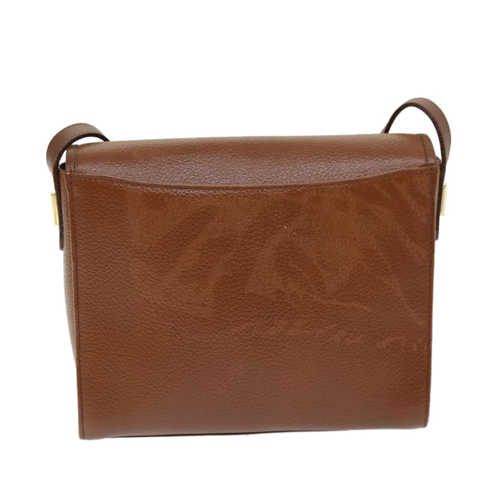 BurberrySs Shoulder Bag Leather Brown Auth bs13916