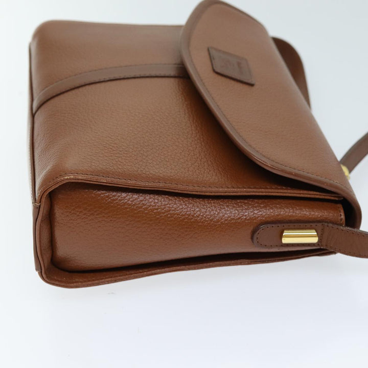 BurberrySs Shoulder Bag Leather Brown Auth bs13916