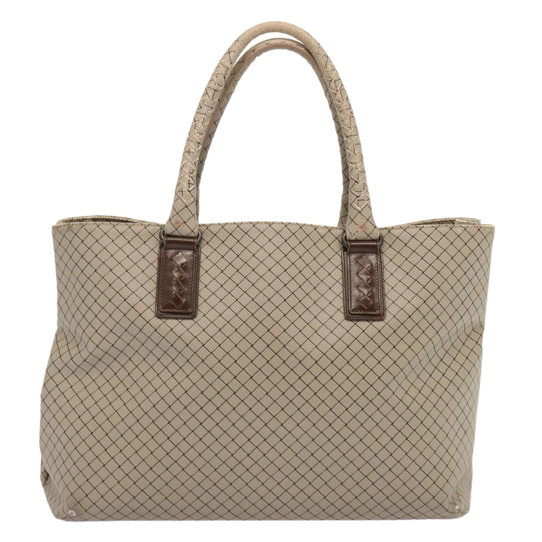 Bottega veneta Tote Bag PVC Beige Auth bs13924