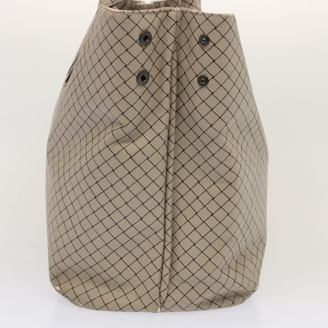 Bottega veneta Tote Bag PVC Beige Auth bs13924