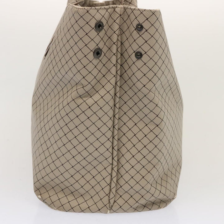 Bottega veneta Tote Bag PVC Beige Auth bs13924