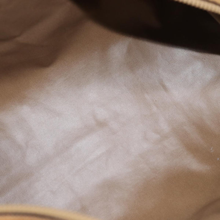 Celine Macadam Canvas Boston Bag Coated Canvas Beige  13994