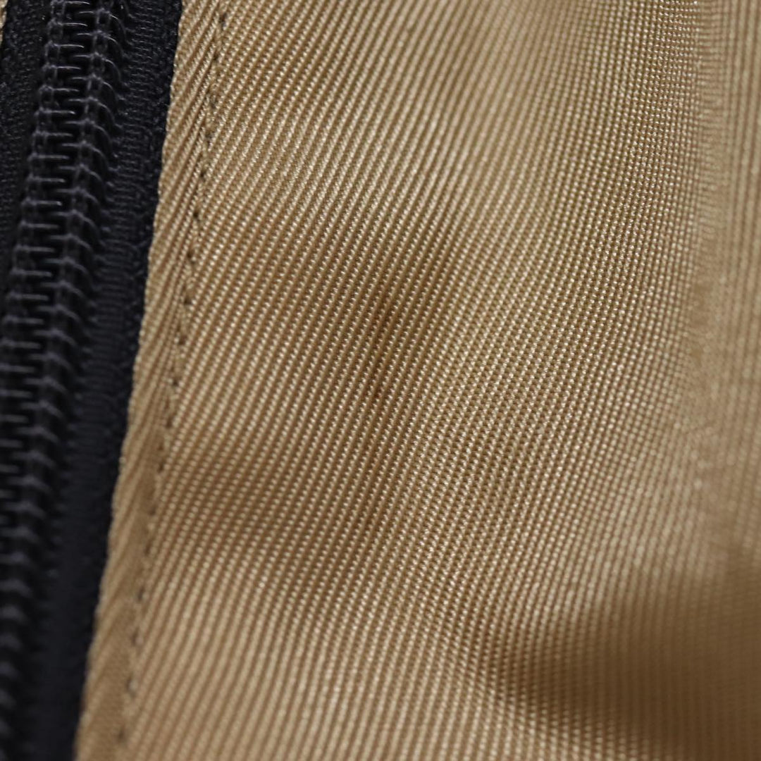 Burberry Nova Check Blue Label Hand Bag Nylon Beige Auth bs14115