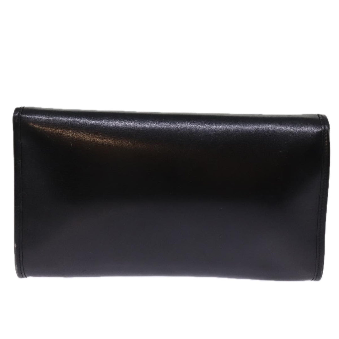 Top Quality Balenciaga Chain Shoulder Bag Leather Black Auth bs14136