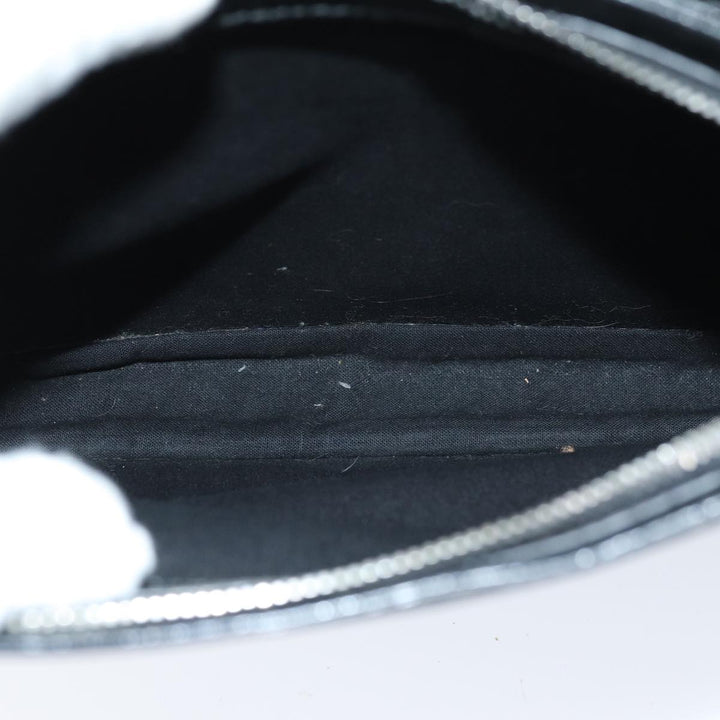 Top Quality Balenciaga Navy Pochette Shoulder Bag Leather Black 339937 Auth bs14200