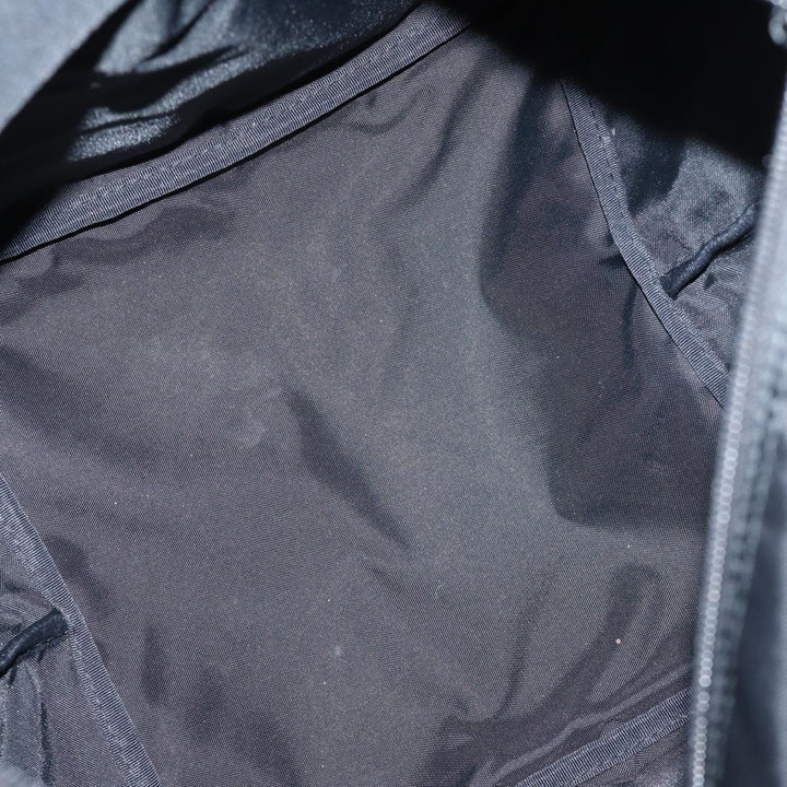 Top Quality BurberrySs Nova Check Blue Label Tote Bag Nylon Black White Auth bs14251