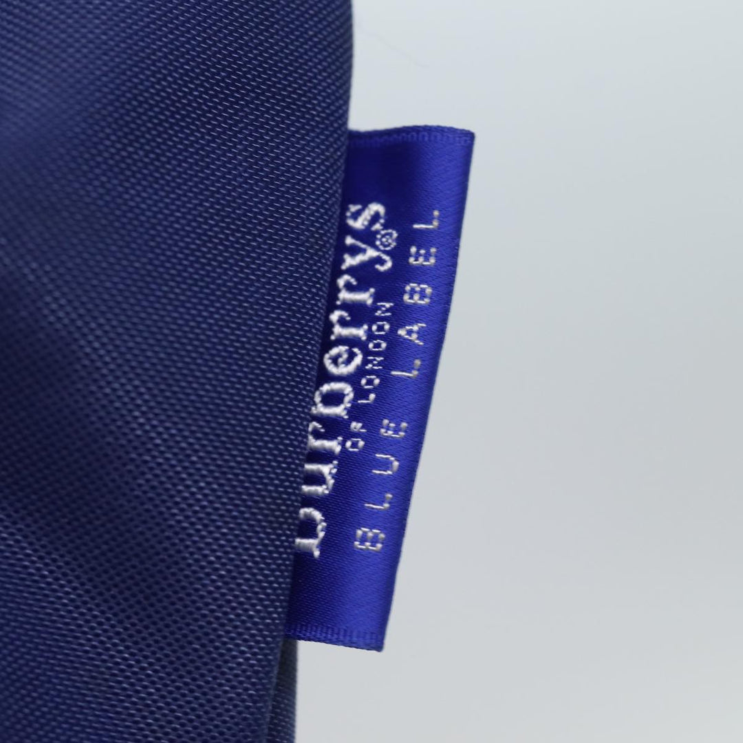BurberrySs Nova Check Blue Label Tote Bag Nylon Navy Auth bs14253