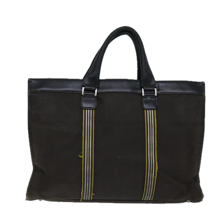 Burberry Black label Tote Bag Nylon Canvas 2Set Beige Brown Auth bs14274