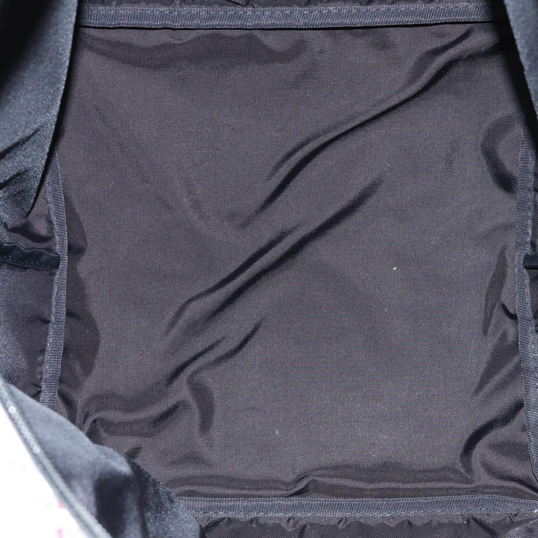 Burberry Nova Check Blue Label Tote Bag Nylon Black Beige Auth bs14385