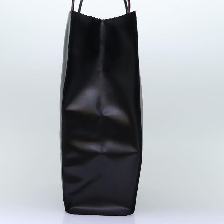Top Quality Chanel Hand Bag Leather Black CC Auth bs14401