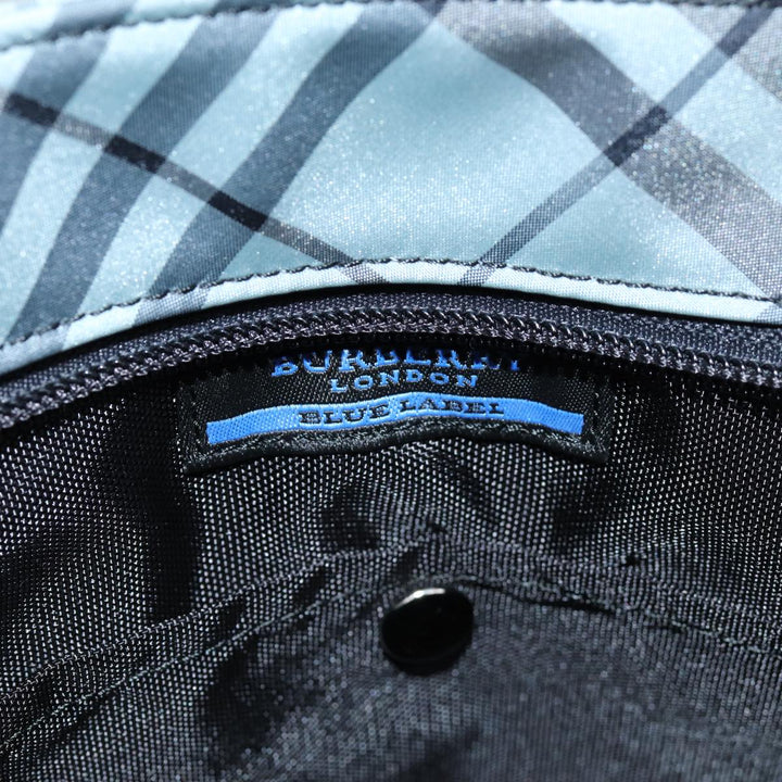 Burberry Nova Check Blue Label Tote Bag Nylon Blue Auth bs14429
