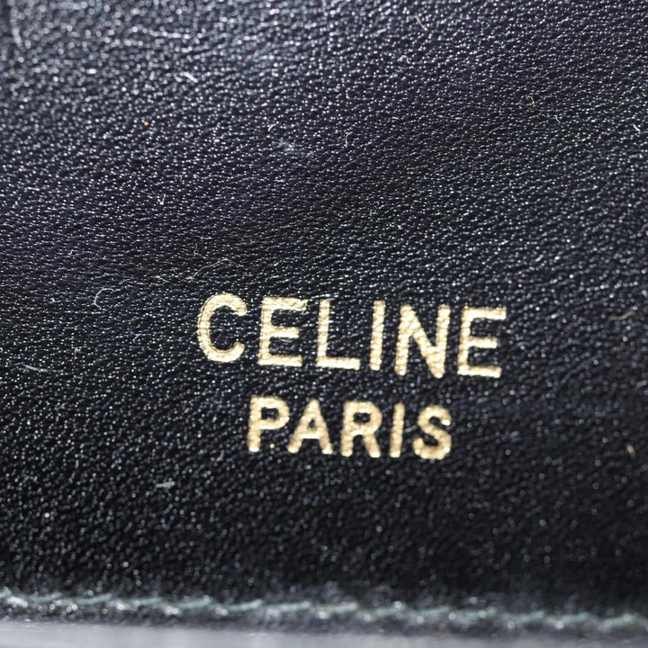 Celine Horse Carriage Shoulder Bag Leather Black  14459