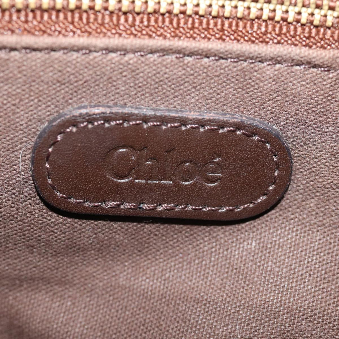 Chloe Shoulder Bag Leather Brown bs14462
