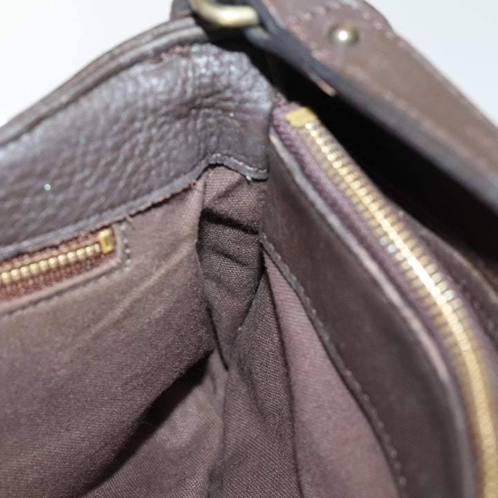 Chloe Shoulder Bag Leather Brown bs14462