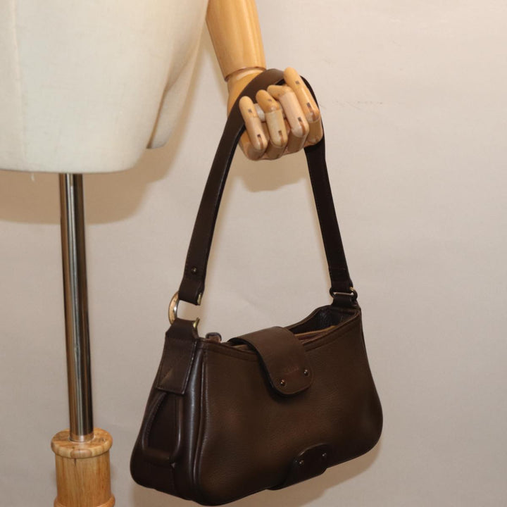 Chloe Shoulder Bag Leather Brown bs14462