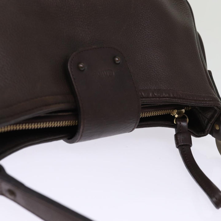 Chloe Shoulder Bag Leather Brown bs14462