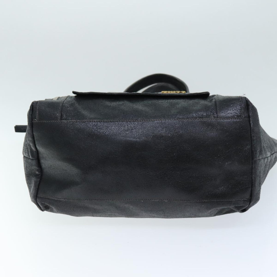 Chloe Hand Bag Leather Black bs14492