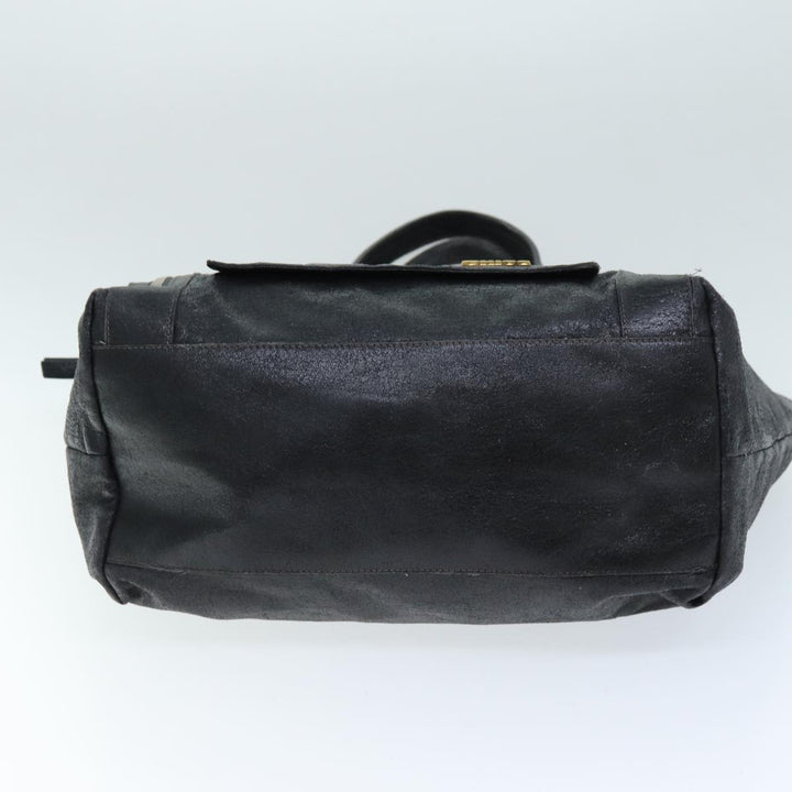 Chloe Hand Bag Leather Black bs14492